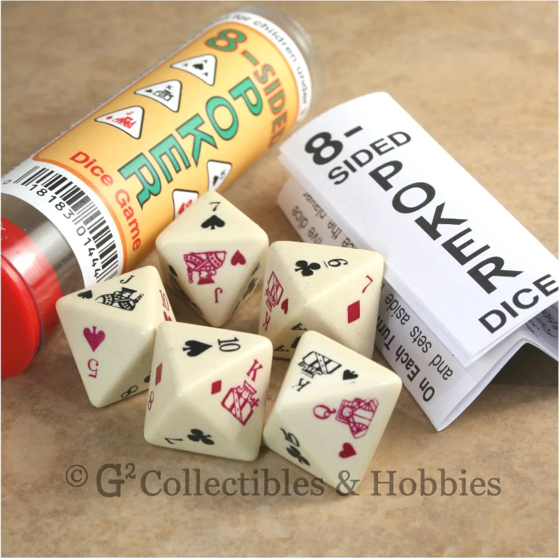 Plush toys for movie buffs as movie - related figures​ 8-Sided Poker Dice Game