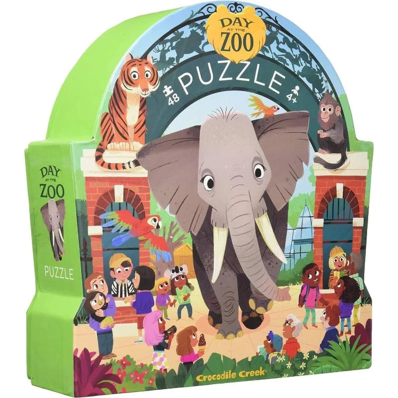 Puzzle - themed tablecloths for special occasions​ A Day At The Zoo - 48 Piece Puzzle