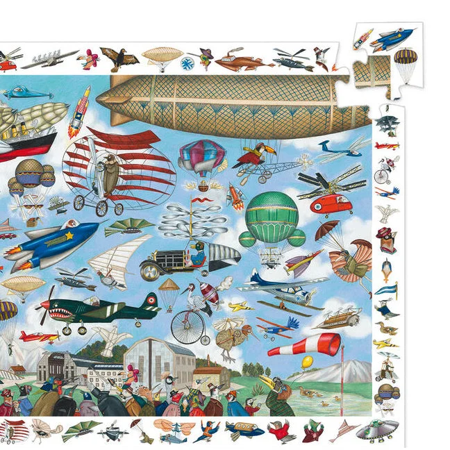 Disney - themed puzzles for fans of classic animations​ Aero Club Observation Puzzle + Poster 200pc