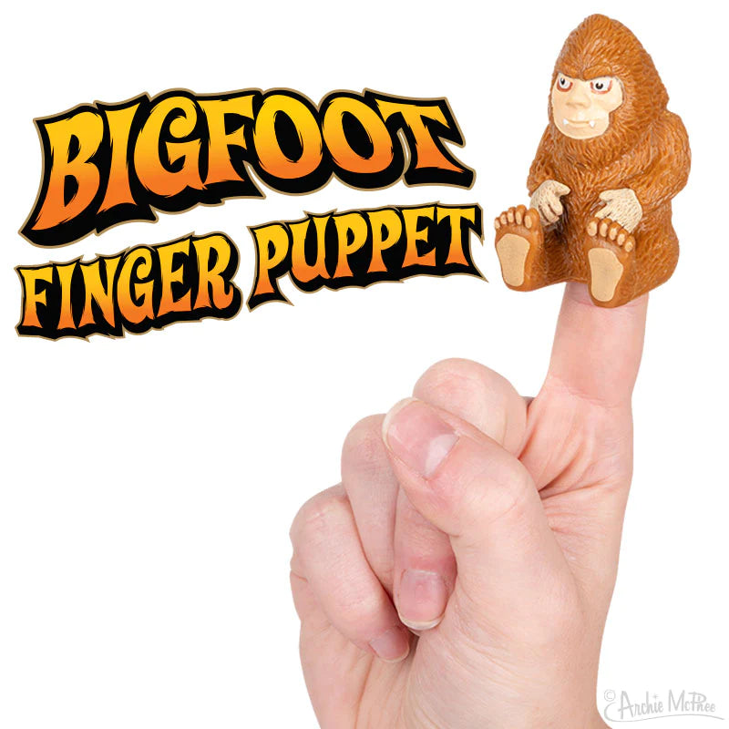 Puzzle - inspired jewelry with small puzzle elements​ Bigfoot Finger Puppet