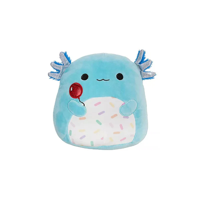 Plush toys for carpenters with wood - grain - textured designs​ Blue Axolotl Squishmallow Plush, 8 Inches, 1 Count