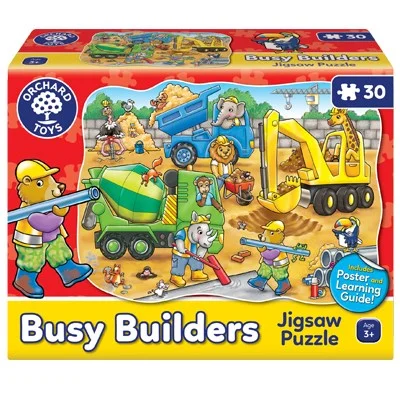 Easter egg - hunt puzzles for spring celebrations​ Busy Builders - 30 Piece Jigsaw