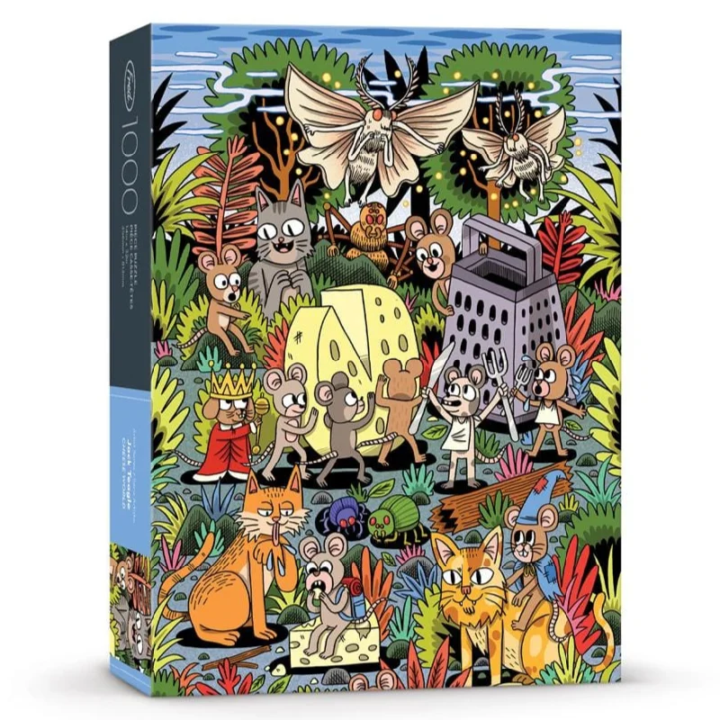 Puzzle - based learning tools for classrooms​ Cheese World 1000 pc puzzle