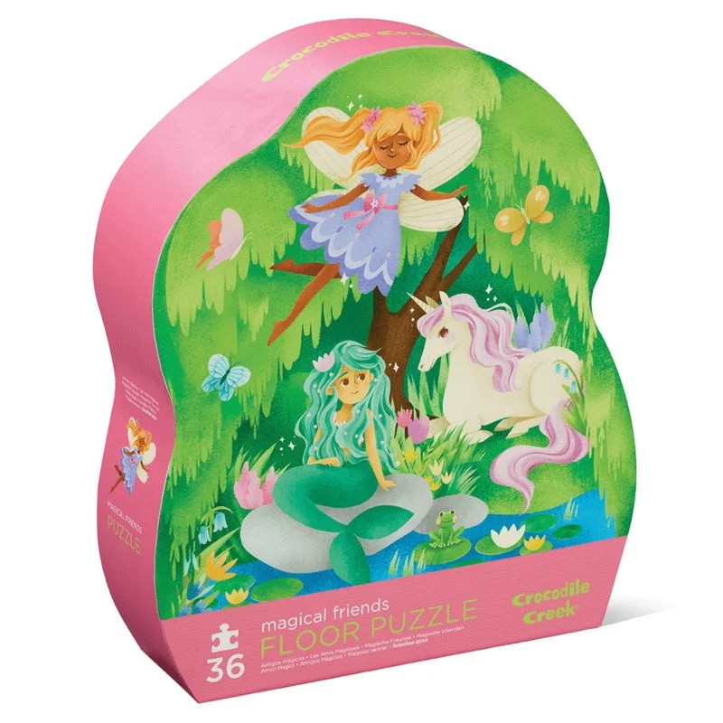 Puzzle - shaped magnets for fridge decoration Classic Floor Puzzle 36PC - Magical Friends