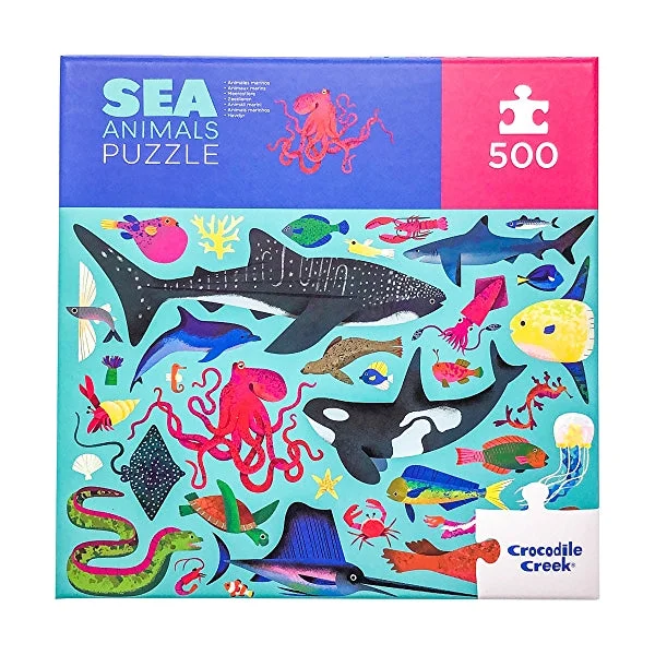 Puzzle - inspired music with puzzle - related lyrics​ Sea Animals 500 Piece Puzzle