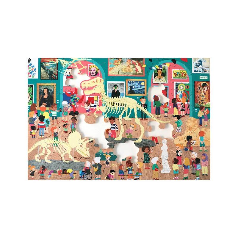 Puzzle - shaped bookends for book lovers​ Day at the Museum Jigsaw Puzzle