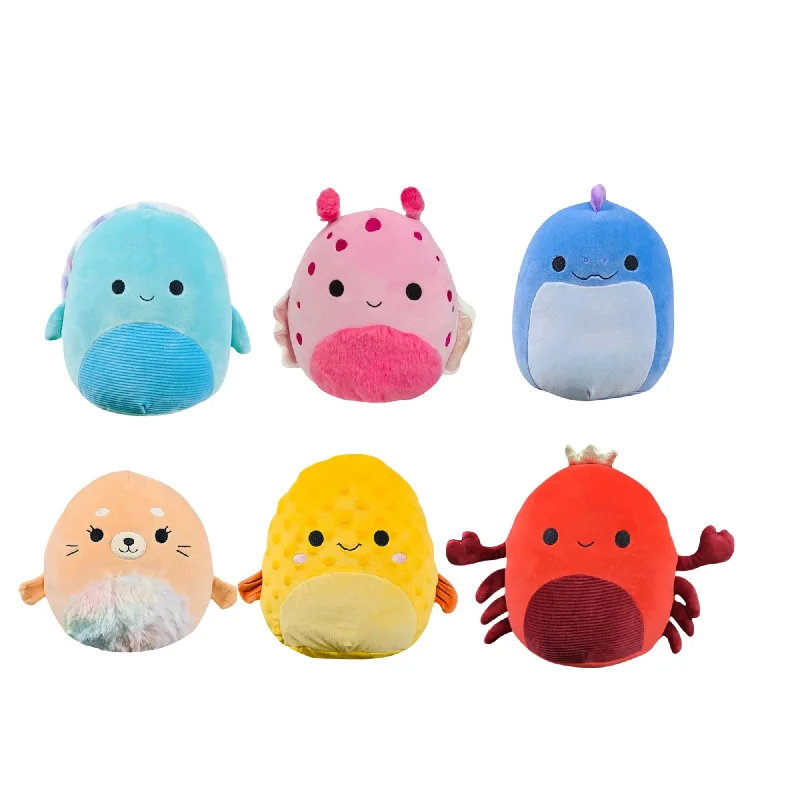 Beach - themed plush toys with seashell details​ Deep Sea Squishmallow Plush, 5 Inches, Assortment, 1 Count