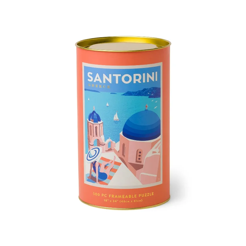 Puzzle - themed mobile phone cases for protection​ Travel Jigsaw Puzzle | Santorini | 500 Piece