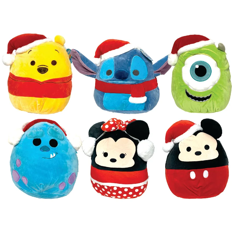 Cat - themed plush toys for feline enthusiasts​ Disney Christmas Squishmallows 12 Inches, Assortment, 1 Count
