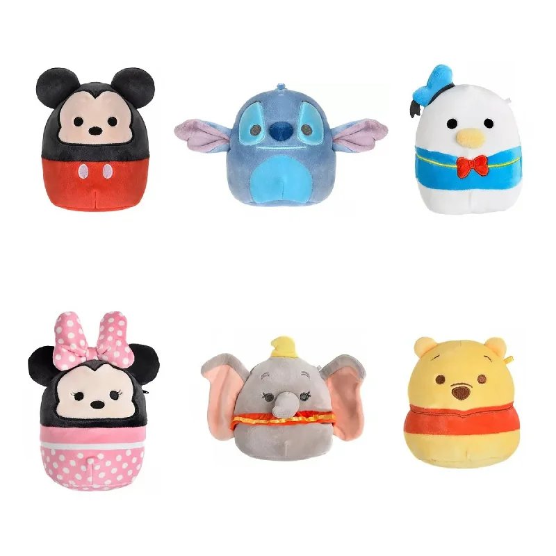 Plush toys for makeup lovers with makeup - palette - shaped accents​ Disney Squishmallow Plush, 5 Inches, Assortment, 1 Count