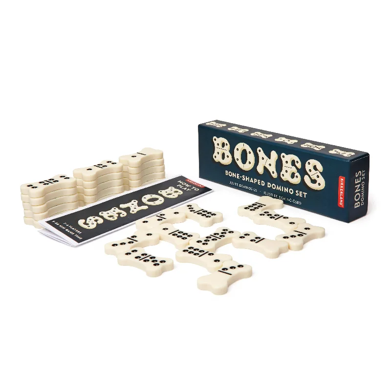 Plush toys for archaeologists with shovel - or artifact - shaped accessories​ Dog Bone Domino Set