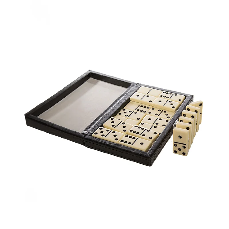 Puzzle - shaped storage boxes for keeping items organized​ Black Domino Set