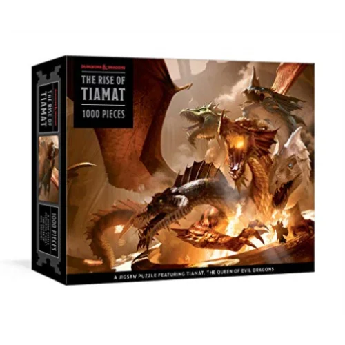 3D puzzles with intricate building elements​ Dungeons & Dragons Rise of Tiamat 1000 pc puzzle