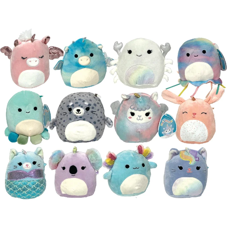 Fairy - winged plush toys for magical play​ Fantasy Sealife Squishmallow, 5 Inches, Assortment, 1 Count