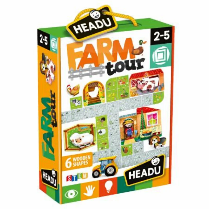 Puzzle - themed party decorations for a unique ambiance​ Farm Tour Game