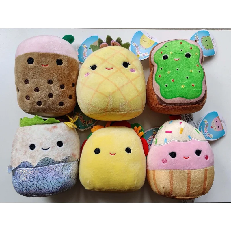 Superhero - inspired plush toys for boys​ Food Squishmallow Plush, 5 Inches, Assortment, 1 Count