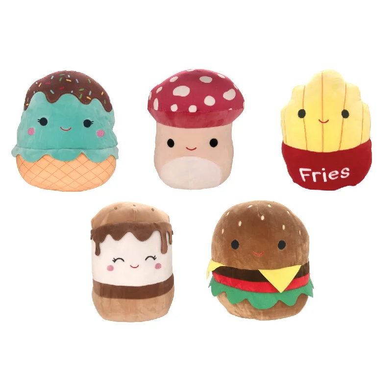 Musical plush toys that play different tunes​ Food Squishmallows 5 inches, Assortment, 1 Count