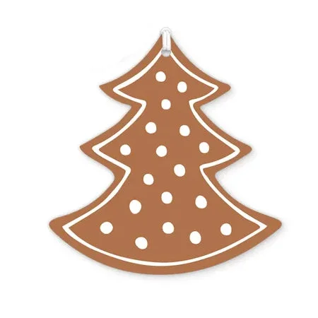 Puzzle - based math games for learning arithmetic​ Gingerbread Tree Gift Tag