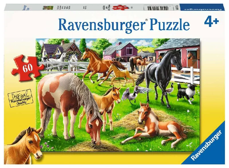 Puzzle - based math games for learning arithmetic​ Happy Horses 60pc