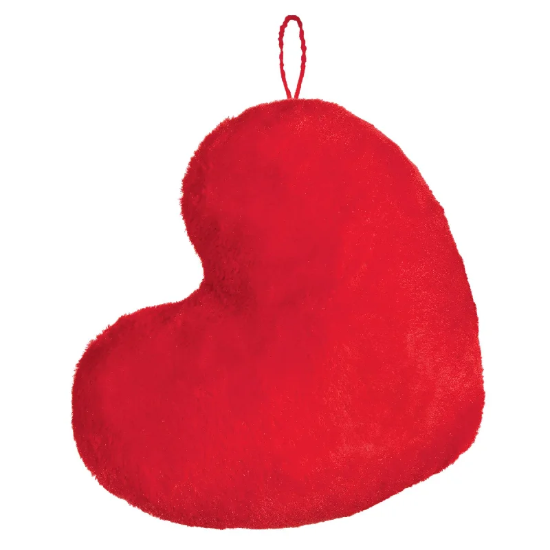 Plush toys for teachers with apple - or blackboard - shaped accents​ Heart Plush, 11 Inches, 1 Count