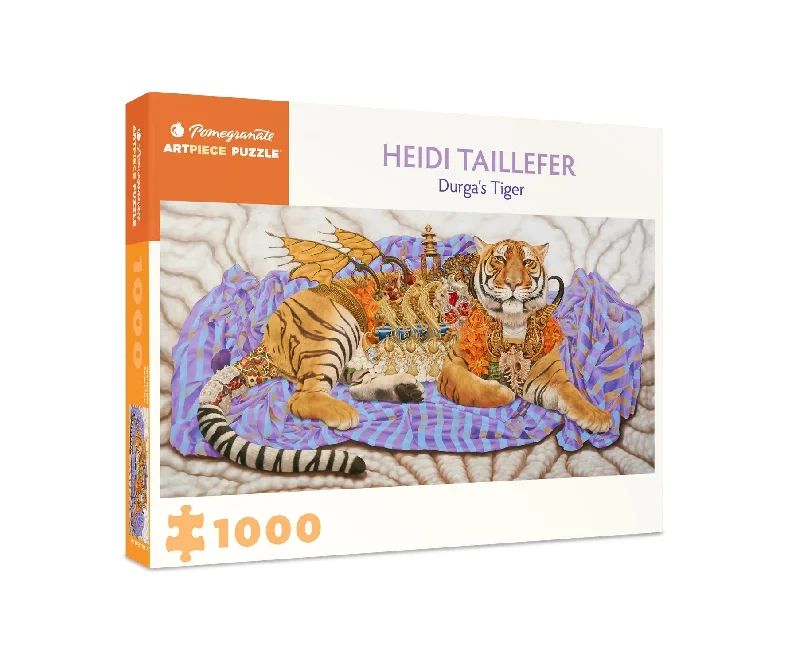 Puzzle - inspired garden ornaments for outdoor beauty​ Heidi Taillefer Durgas Tiger 1000pc