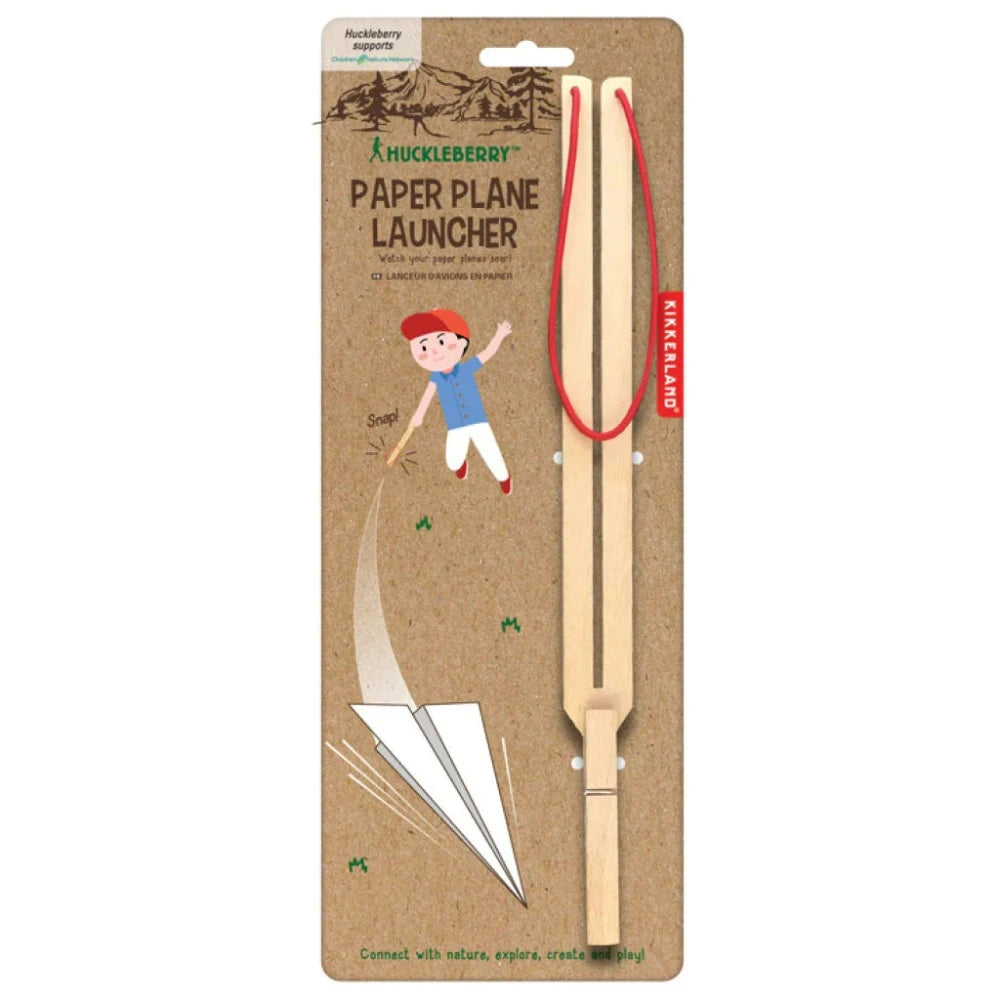 Puzzle - inspired clothing with puzzle prints​ Huckleberry Paper Plane Launcher