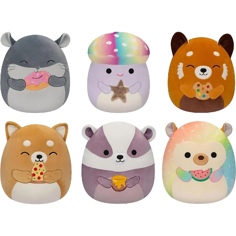 Plush toys for fishermen with fish - net - or fishing - rod - shaped accessories​ I Got That Squishmallow Plush, 5 Inches, Assortment, 1 Count