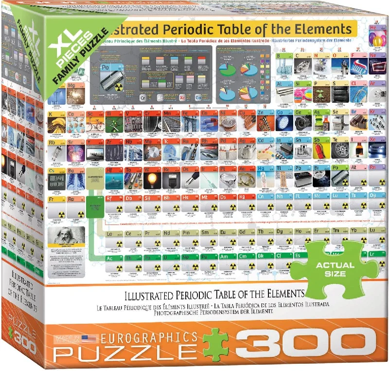 Puzzle - based storytelling activities for kids​ PERIODIC TABLE 300PC