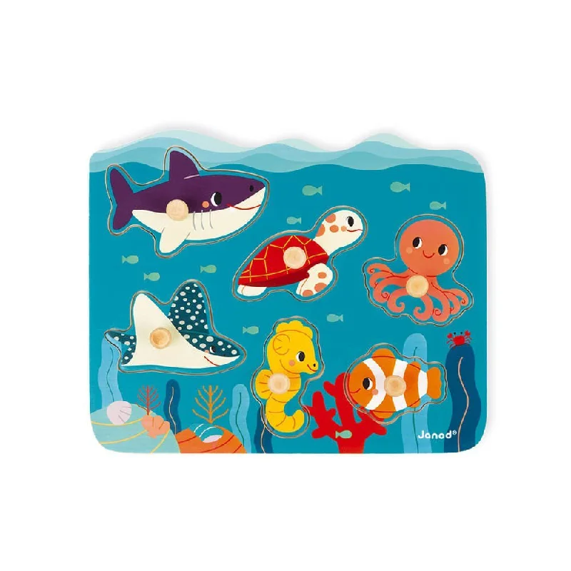 Puzzle - themed party favors​ Janod: Ocean Puzzle