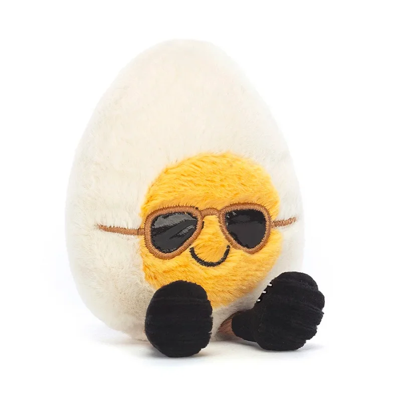 Plush toys for carpenters with wood - grain - textured designs​ Amuseable Boiled Eggs