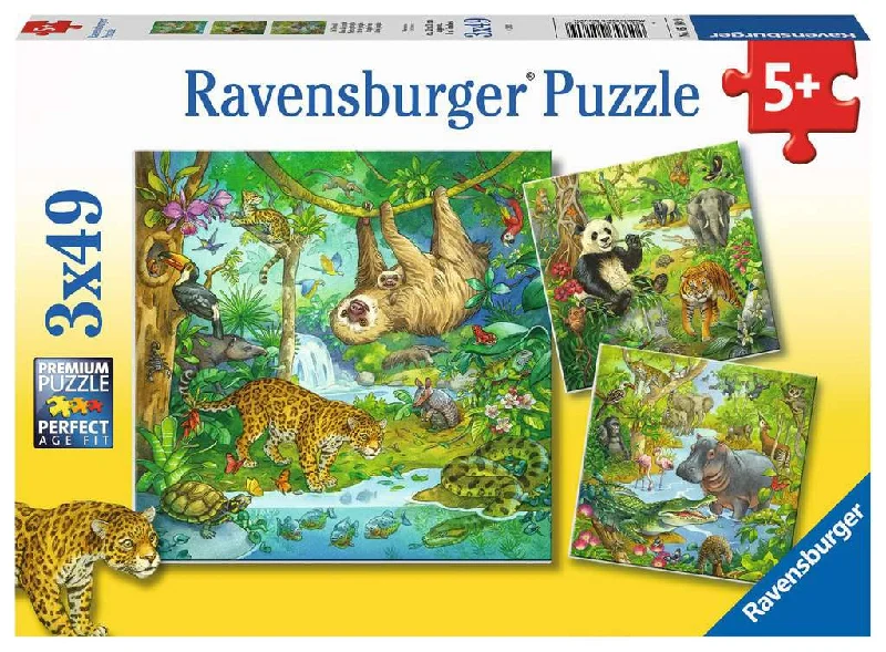 Puzzle - based escape rooms in virtual reality​ Jungle Fun 3x49pc