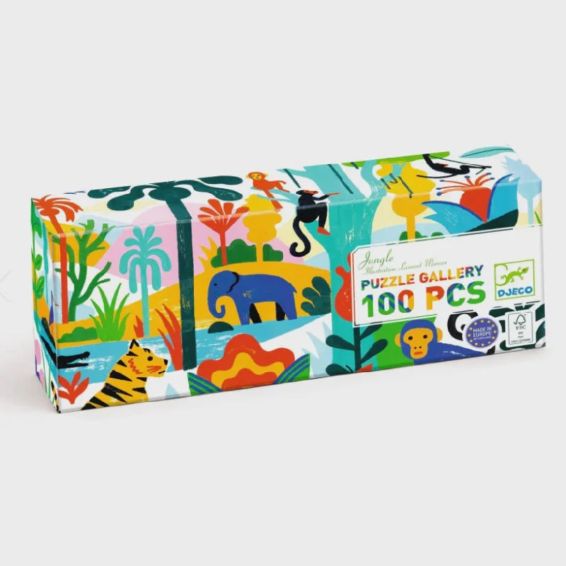 Puzzle - themed party decorations for a unique ambiance​ Jungle Gallery Puzzle 100pc