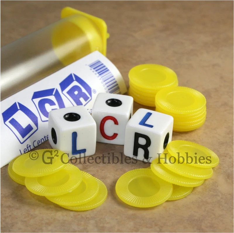 Plush toys for bird lovers with detailed feathers​ LCR® Left Center Right™ Dice Game - Yellow Chip Set