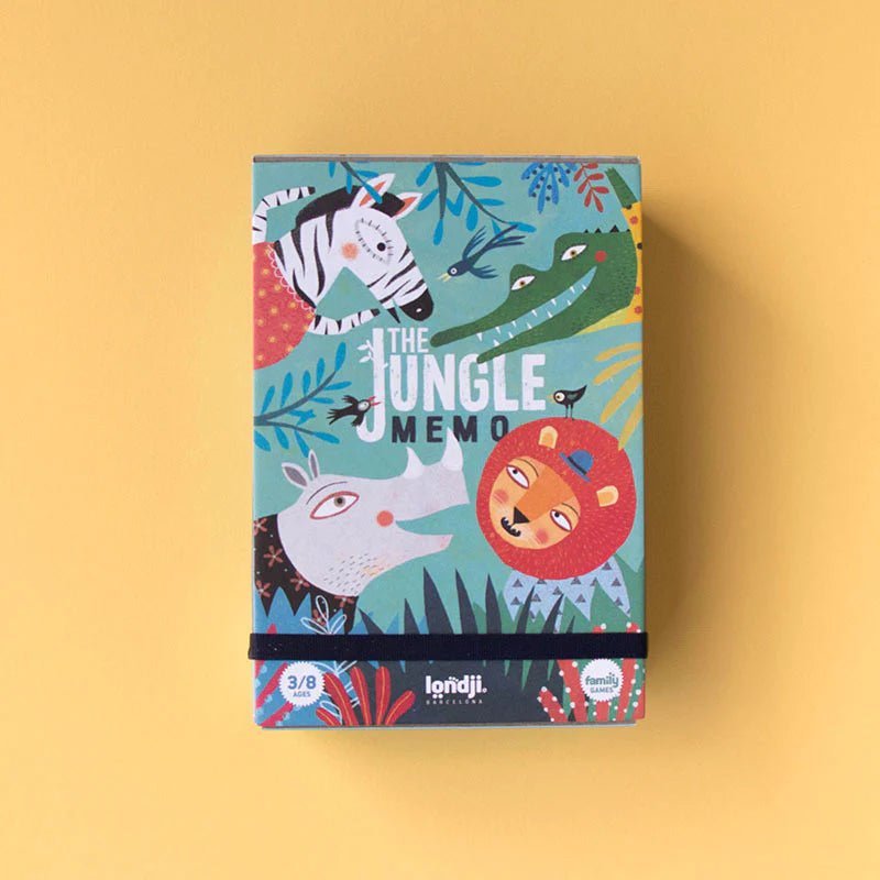 Puzzle - themed hair accessories for fashion statements​ Londji: The Jungle Memo Game