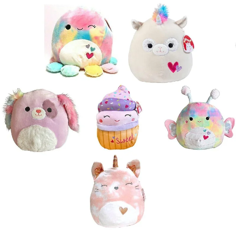 Giant - sized plush toys for huggable companions​ Love Squishmallows, 8 in, Assortment, 1 Count