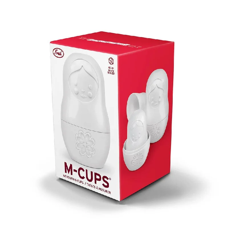 Plush toys for tea lovers with teapot or teacup designs​ M-Cups - Measuring Matyroshkas