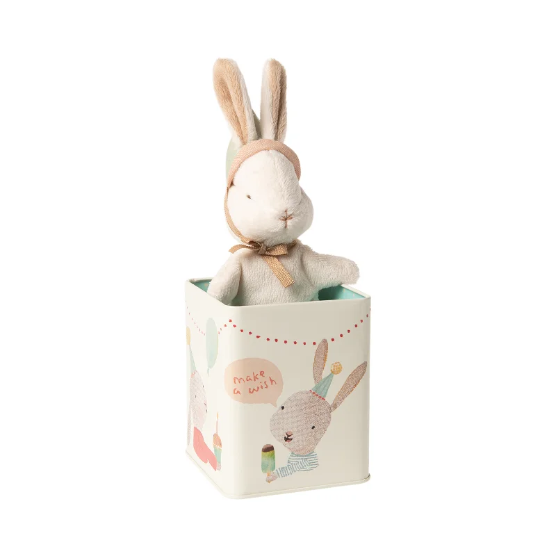 Dinosaur plush toys for prehistoric fans​ Maileg Happy Day Bunny In Box Small