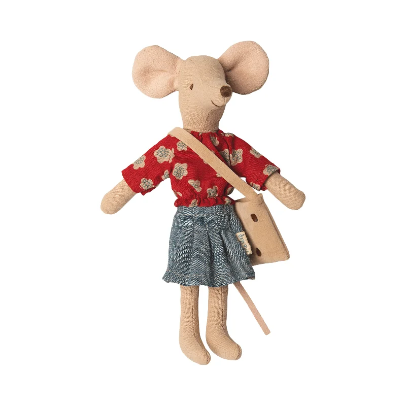 Plush toys for electricians with wire - or plug - shaped details​ Maileg Mum Mouse