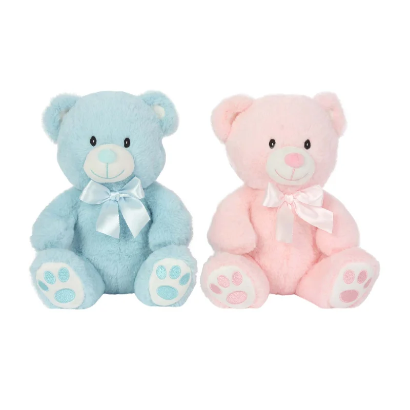 Plush toys for fishermen with fish - net - or fishing - rod - shaped accessories​ Medium Paw Prints Teddy Bear, Assortment, 11 Inches, 1 Count