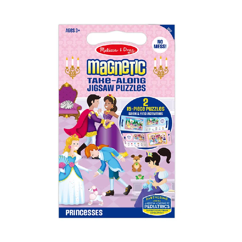 Puzzle - shaped coasters for table protection​ Melissa and Doug Princess Take Along Magnetic Puzzle - ONLINE ONLY