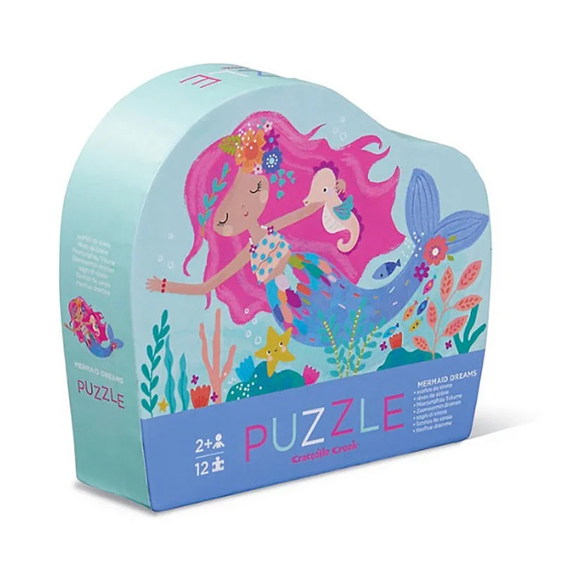 Christmas - holiday puzzles with festive scenes​ Mini Puzzle 12PC - Mermaid Dreams