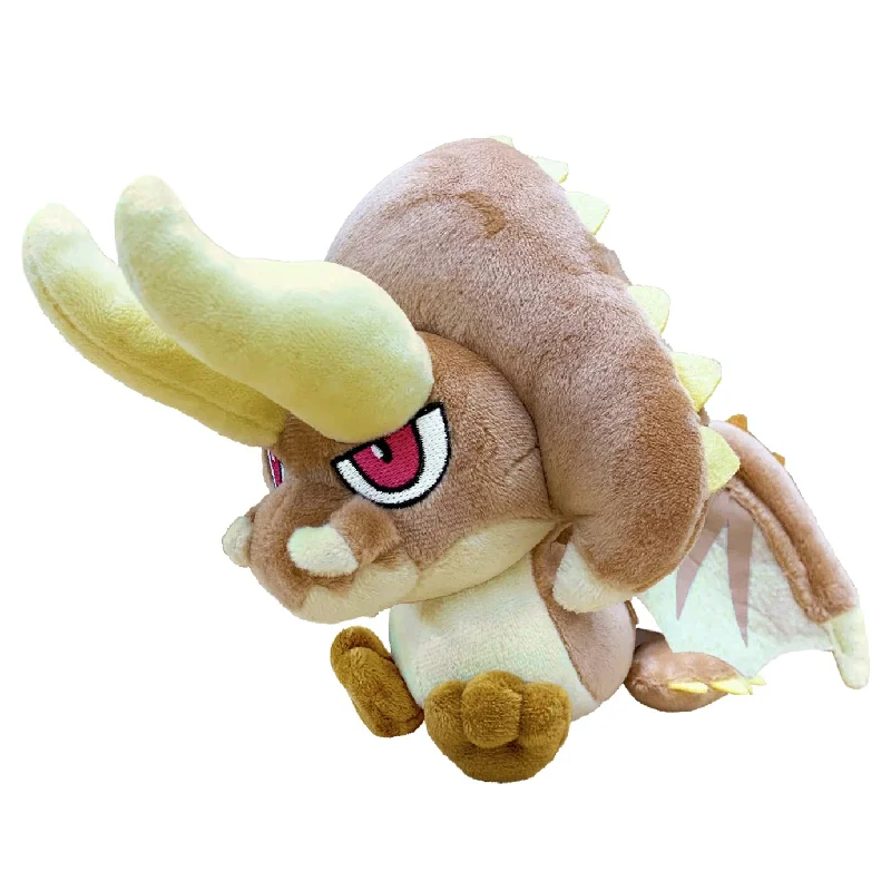 Plush toys for police officers with police - car - or badge - shaped accessories​ "Monster Hunter" Deformed Plush Diablos (Reprint)