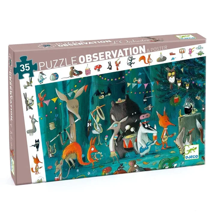 Puzzle - based wedding invitations with hidden messages​ ORCHESTRA OBSERVATION PUZZLE