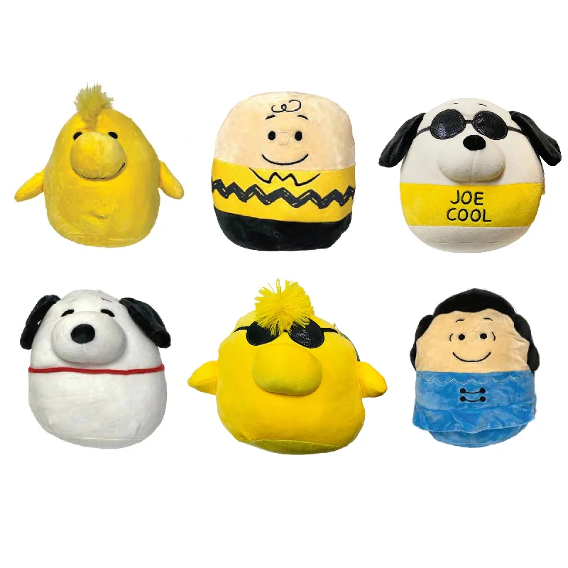 Miniature plush toys for keychain attachments​ Peanuts Squishmallow Plush, 8 Inches, Assortment, 1 Count