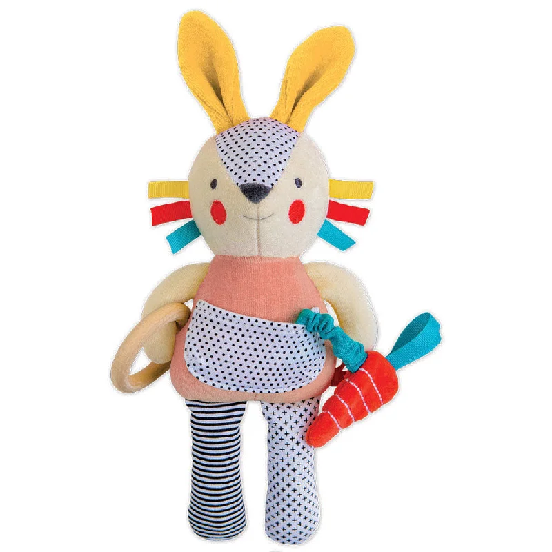 Plush toys for runners in running - gear - inspired looks​ Petit Collage Organic Activity Toy Bunny