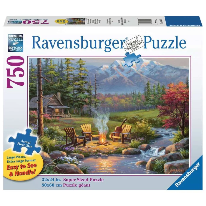 Puzzle gifts for birthday celebrations​ Riverside Livingroom 750pc large format