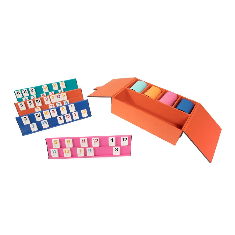 Puzzle - solving contests with cash prizes​ Orange Rummikub Set