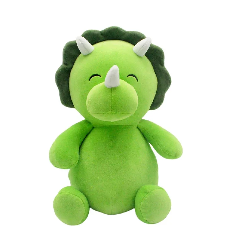 Plush toys for horse enthusiasts in horse - shaped forms​ Smoochy Sitting Dino Plush, 12 in, Green