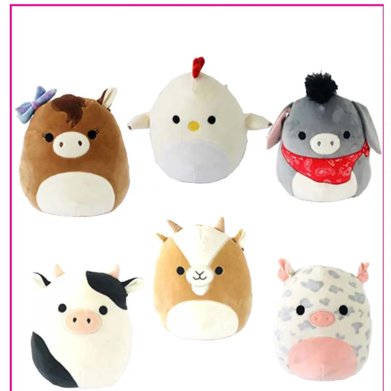 Plush toys with sensory - friendly textures​ Farm Squishmallow Plush, 8 Inches, Assortment B, 1 Count