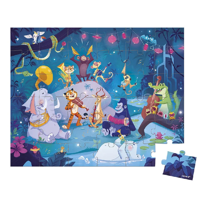 Puzzle - based scavenger hunt clues for treasure - hunting​ Summer festivities - 36 Piece Puzzle